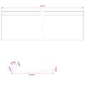 vidaXL Tesnenie garážových dverí Čierna 52 x 2 mm 3,5 m PVC