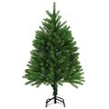 vidaXL Vianočný stromček s 150 LED-i so stojanom Zelená 120 cm PE