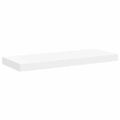 vidaXL Plávajúce nástenné police 4 ks, biele 60x23,5x3,8 cm, MDF