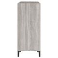 vidaXL Skrinka na platne sivá sonoma 84,5x38x48 cm kompozitné drevo
