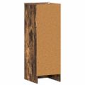 vidaXL Botník dymový dub 32x35x92 cm spracované drevo