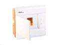 Rozvodnica SRp-8/B (N+PE) IP40 plastová 1x8 pod omietku / bielé dvere