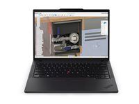 Prevedenie závesu 180 stupňov - AMD Ryzen AI 9 HX PRO - 370 / až 5.1 GHz - AMD PRO - Win 11 Pro - Radeon 890M - 64 GB RAM - 1 TB SSD TCG Opal Encryption 2, NVMe, Performance - 14" IPS 1920 x 1200 - Gigabit Ethernet - Wi-Fi 7, Bluetooth - čierna - kbd: česká/slovenská - s Lenovo Premier Support 3 roky, kompenzácia CO2 0,5 tony (2. generácia)