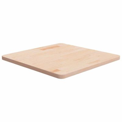 vidaXL Štvorcová stolová doska 60x60x2,5 cm neošetrený dubový masív