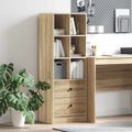 vidaXL Highboard so zásuvkou Sonoma dub 45,5 x 34 x 127 cm