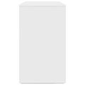 vidaXL Servírovacia skriňa Biela 120 x 41 x 75 cm Kompozitné drevo