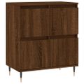 vidaXL Komoda hnedý dub 60x35x70 cm spracované drevo