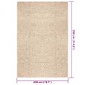 vidaXL Koberec ZIZUR 200x290 cm, jutový vzhľad, interiér a exteriér