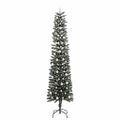 vidaXL Umelý vianočný stromček Zelená 240 cm PVC, plast a oceľ
