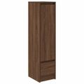 vidaXL Highboard Hnedý Dub 29,5x34x119,5 cm Konštruktérske drevo
