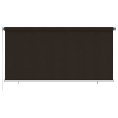 vidaXL Vonkajšia zatemňovacia roleta 300x140 cm hnedá HDPE