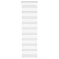 vidaXL Zebra roleta biela 45x100 cm šírka látky 40,9 cm polyester