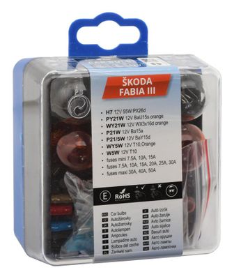 Žiarovky servisný box ŠKODA FABIA III H7