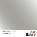 AK Interactive: General Series - Metalická prírodná oceľ