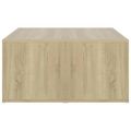 vidaXL Konferenčné stolíky 4ks, dub sonoma 33x33x33cm kompozitné drevo