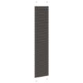 vidaXL Plisovaná roleta čierna 50x200 cm šírka látky 49,4 cm polyester