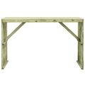 vidaXL Barový stôl 170x60x110 cm, impregnovaná borovica