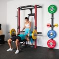 Multifunkčný posilňovací stojan - Power Rack HMS KLT22 červený
