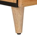 vidaXL Highboard Prírodná 60 x 33,5 x 100 cm Masívne mango drevo
