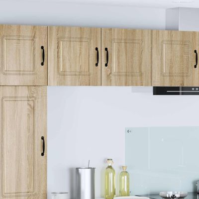 vidaXL Dvierka na umývačku Kalmar 2 pcs Sonoma dub 40 x 31 x 40 cm