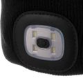 Čiapka s čelovkou USB Trizand 22663, čierna