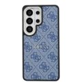 Puzdro Guess 4G Embossed Ring MagSafe pre Samsung Galaxy S26 Ultra modré