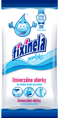 FIXINELA perfekt univerzálne vlhčené utierky
