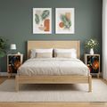 vidaXL Nočný stolík LOCHEM 2 ks Dub sonoma 36 x 33 x 60 cm