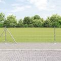 vidaXL Zvarené drôtené pletivo s betónovým základom 100 x 0,8 m