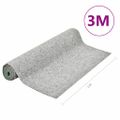 vidaXL Umelý trávnik s nopmi 3x1 m sivý