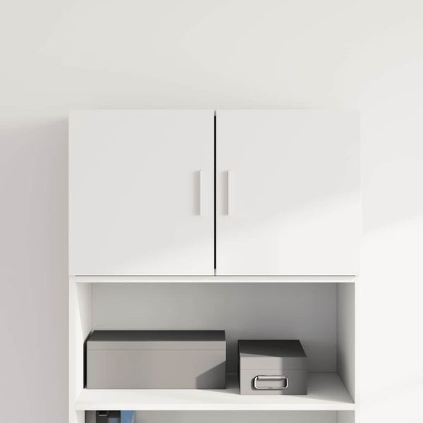 vidaXL Nástenná skrinka biela 70x42,5x40 cm kompozitné drevo