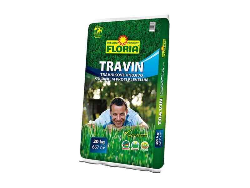 Trávnikové hnojivo FLORIA Travin 20kg