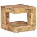 vidaXL Konferenčný stolík 45x45x40 cm masívne mangovníkové drevo