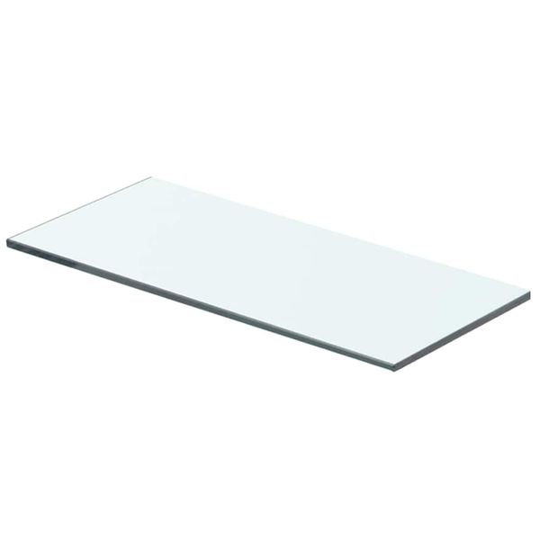 vidaXL Poličkový panel z priehľadného skla, 40x12 cm