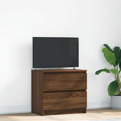 VidaXL TV skrinka Hnedý Dub 60x35x54 cm Drevo