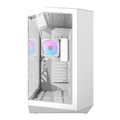 Počítačová skriňa Darkflash DY470 (biela) + 4 ventilátory + držiak GPU