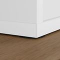 vidaXL Podložky na nábytkové nohy 2 ks Čierna Ø 30 x 2 mm EVA