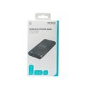 DELTACO PB-Q1003, Qi Powerbank 10000mAh, čierna