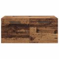 vidaXL Nástenná skrinka 80 x 36.5 x 35 cm Kompozitné drevo Staré drevo