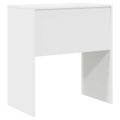 vidaXL Stôl Biela 70 x 40 x 76 cm