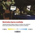 LED reflektor GLARO s pohybovým čidlom, 20 W, čierny, IP54, 2000 lm, neutrálna biela