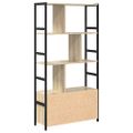 vidaXL Regál na knihy 80 x 30 x 155,5 cm Kompozitné drevo Sonoma dub