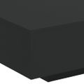 vidaXL Konferenčný stolík s LED svetlami čierny 85x55x31 cm