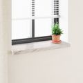 vidaXL Parapetné dosky Mramorová textúra 60 x 30 x 4,5 cm PVC