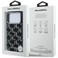 Puzdro Karl Lagerfeld IML KL Monogram MagSafe pre iPhone 17 Pro čierne