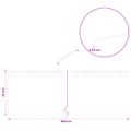vidaxl Obrubník trávnika 5 m x 25 cm Pozinkovaná oceľ Strieborná