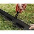 Záhradný plastový obrubník 40 mm, 10 m s kolíkmi Gardlov 24561 Zahradní plastový obrubník 40 mm, 10 m s kolíky Gardlov 24561