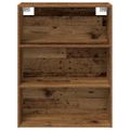 VidaXL Príborník so nástennou skrinkou Old Wood Engineered Wood