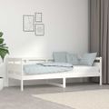 vidaXL Denná posteľ biela masívna borovica 80x200 cm