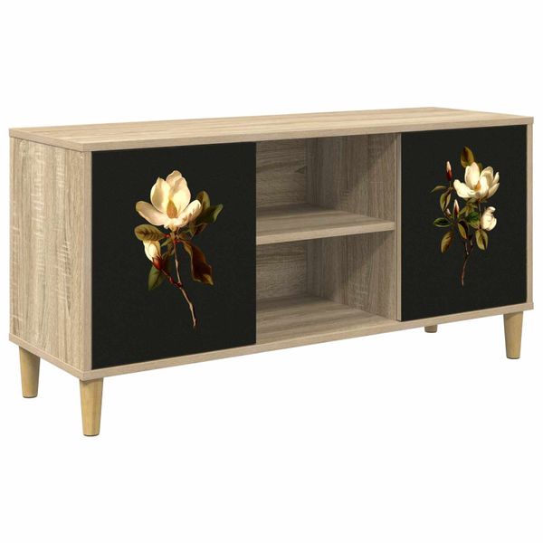 vidaXL TV skrinka BREMEN 102 x 33 x 50 cm Sonoma Kompozitné drevo